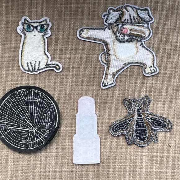 Lot of 4 patches Iron On Sequin Multi Color Embroidery Craft Clothes Patches - Picture 5 of 7